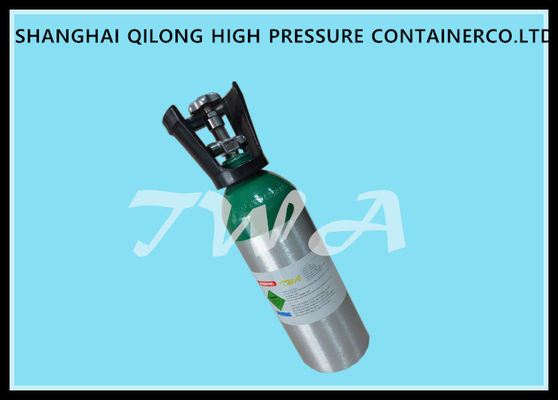 중국 1.5L 고압 알루미늄 가스 병 316mm 길이 병원 산소 실린더 협력 업체