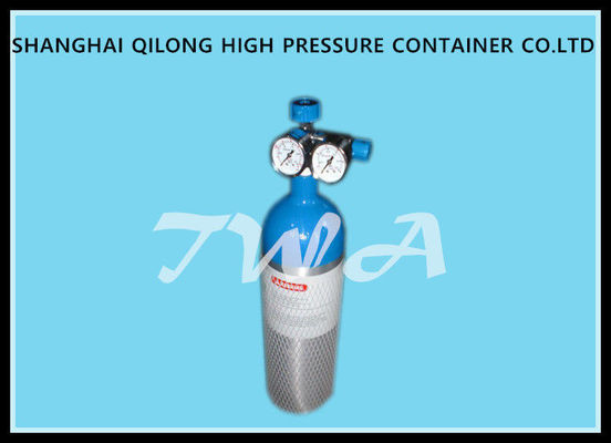 중국 1.68L 이산화탄소 음료 점 알루미늄 가스 봄베 111.2mm 직경 협력 업체