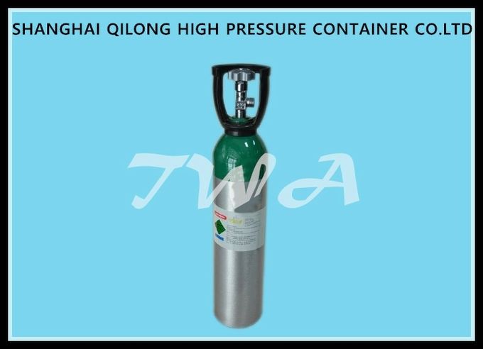 높은 압력 알루미늄 가스 실린더 10 L 의료에 대 한 안전 가스 실린더 사용